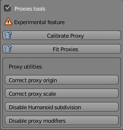 Proxies toolsの設定