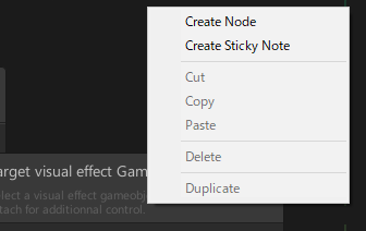 Create NodeとCreate Sticky Node